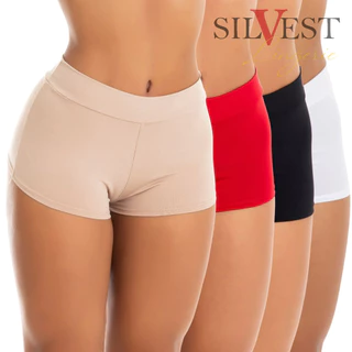 Kit 4 Calcinhas Shorts Cuecas Boxer Feminina Shortinho | 11 em Oferta na Shopee