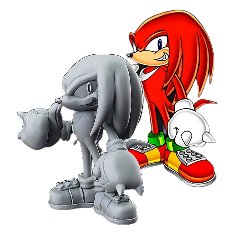 Knuckles the Echidna - Sonic | Shopee Brasil