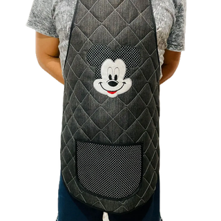 Avental Personalizado Miniie Mickey Bordado Adulto
