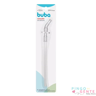 Refil Canudo Repositor Silicone Garrafas Copos Infantil Buba - 12123