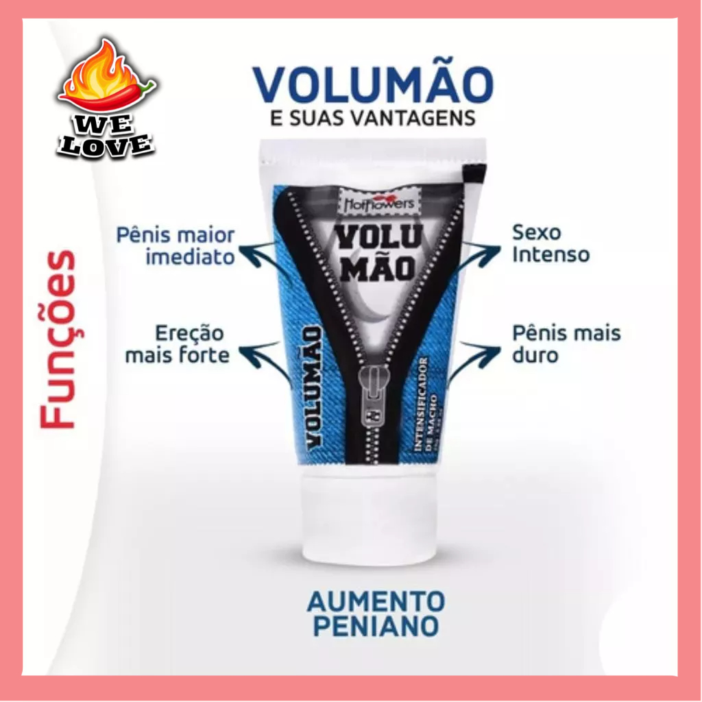 Lubrificante Volumao Hot Flowers Original Dilatador Do Penis Excitante  Masculino