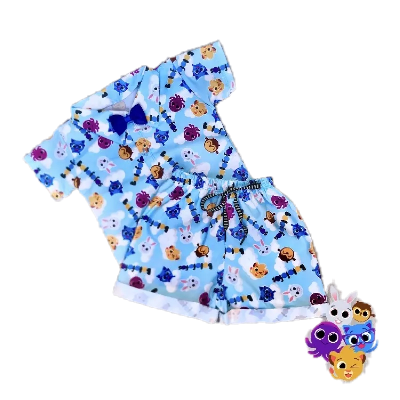 Roupa Bolofofos Menino Conjunto Mauricinho Infantil Bolofofo