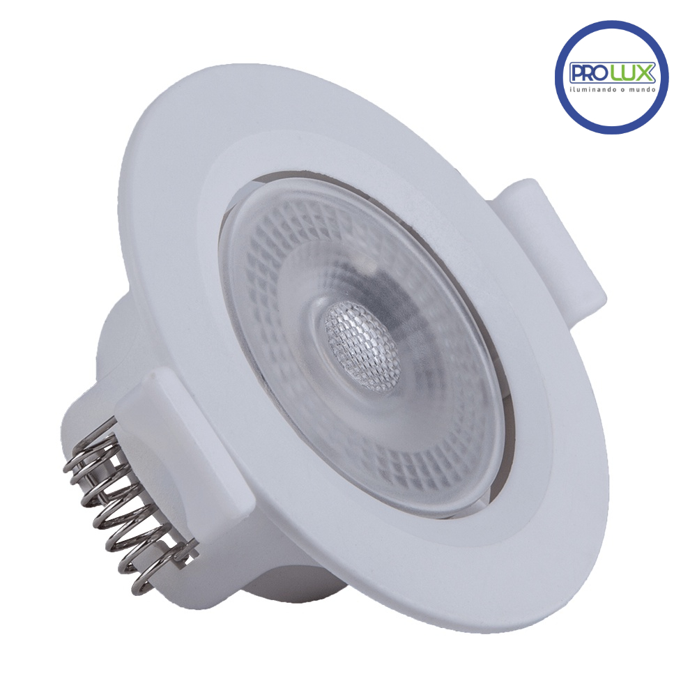 Spot Led Embutir Direcionável 7w Redondo E Quadrado 3000k Branco Quente 6500k Branco Frio 2993