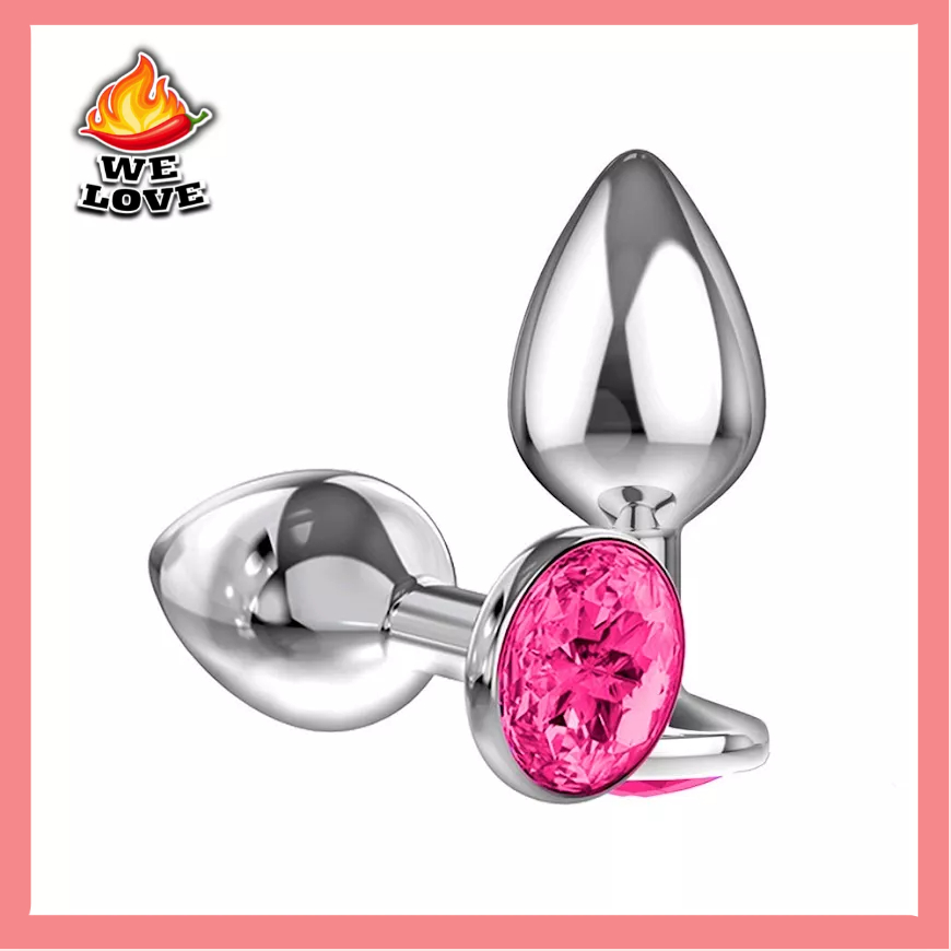 Plug Anal Joia Aço Inox Metal Pedra Rabo Sex Liquidação Sex Shop Escorrega O Preço 0045