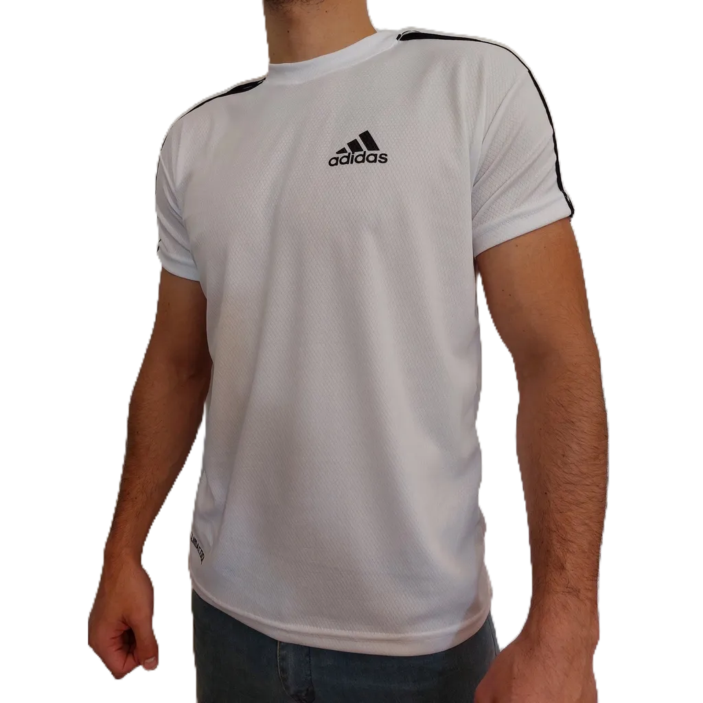 Camisa Dry Fit Premium Academia Camiseta Preta e Branca