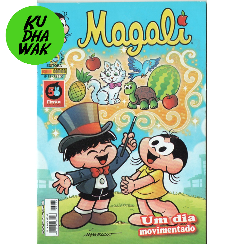 Gibi Magali Nº 75 1º Série Editora Panini Revista Turma Da Mônica Shopee Brasil 9634