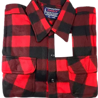 Camisa De Lã Sintética Xadrez Varias Cores De Inverno
