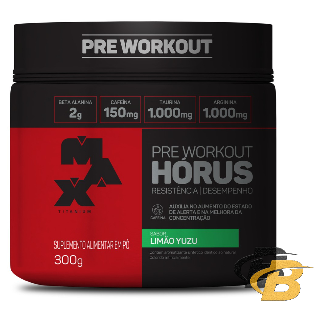 Pré Treino Horus - 300g - Max Titanium