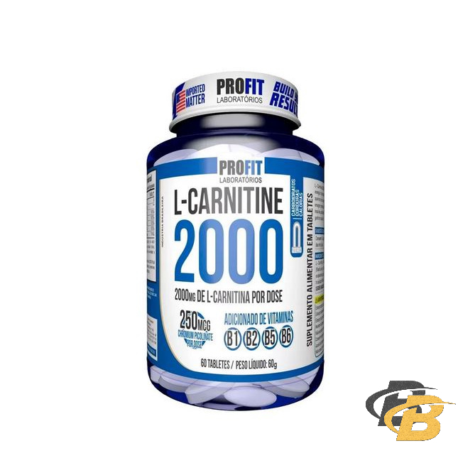 L Carnitina 2000 60 Tabletes Queimador De Gordura - Profit