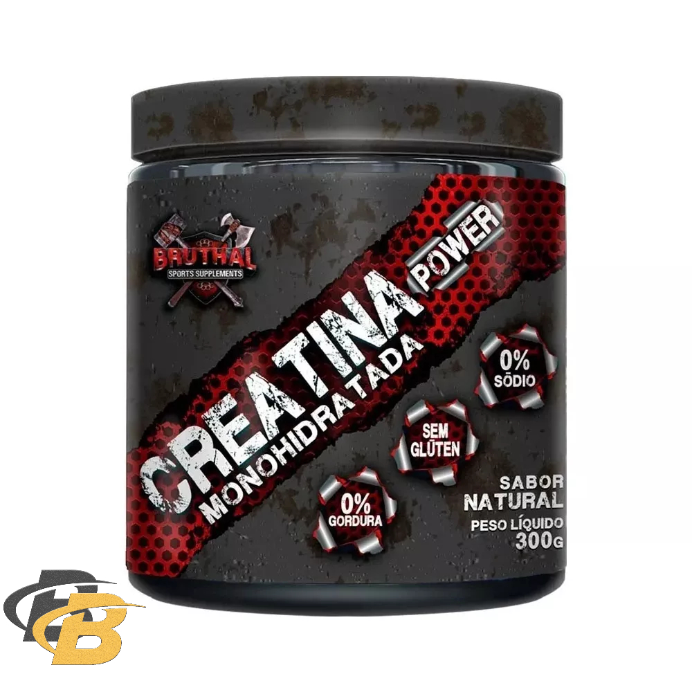 Creatina Power Monohidratada - 300g - Bruthal Sports | Shopee Brasil