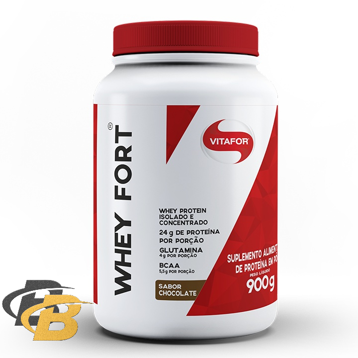 Whey Fort 900g – Proteina Isolado/concentrado – Vitafor Original
