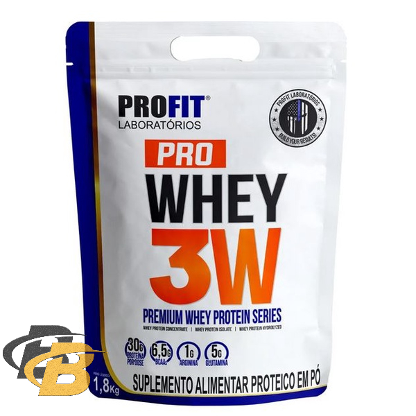 Whey Protein 3w Premium 1,8kg Refil – Profit Labs