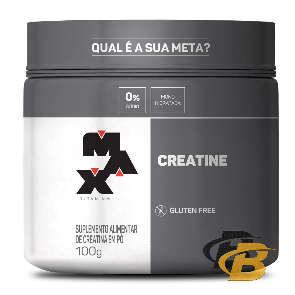 Creatine Creatina Monohidratada 100g Max Titanium Shopee Brasil