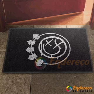 Tapete / Capacho Blink 182 Decoração Porta Quarto