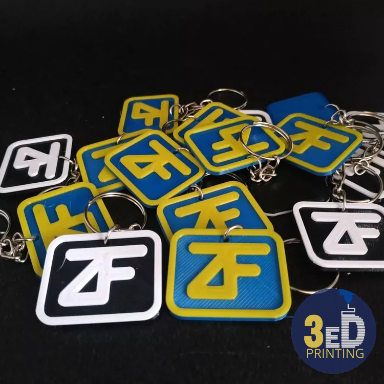 Chaveiros Logo da sua empresa- 10 unidades - Chaveiro Personalizado - Impressão 3D