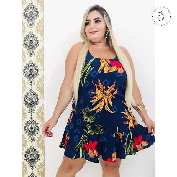 Vestidos soltos best sale curtos estampados