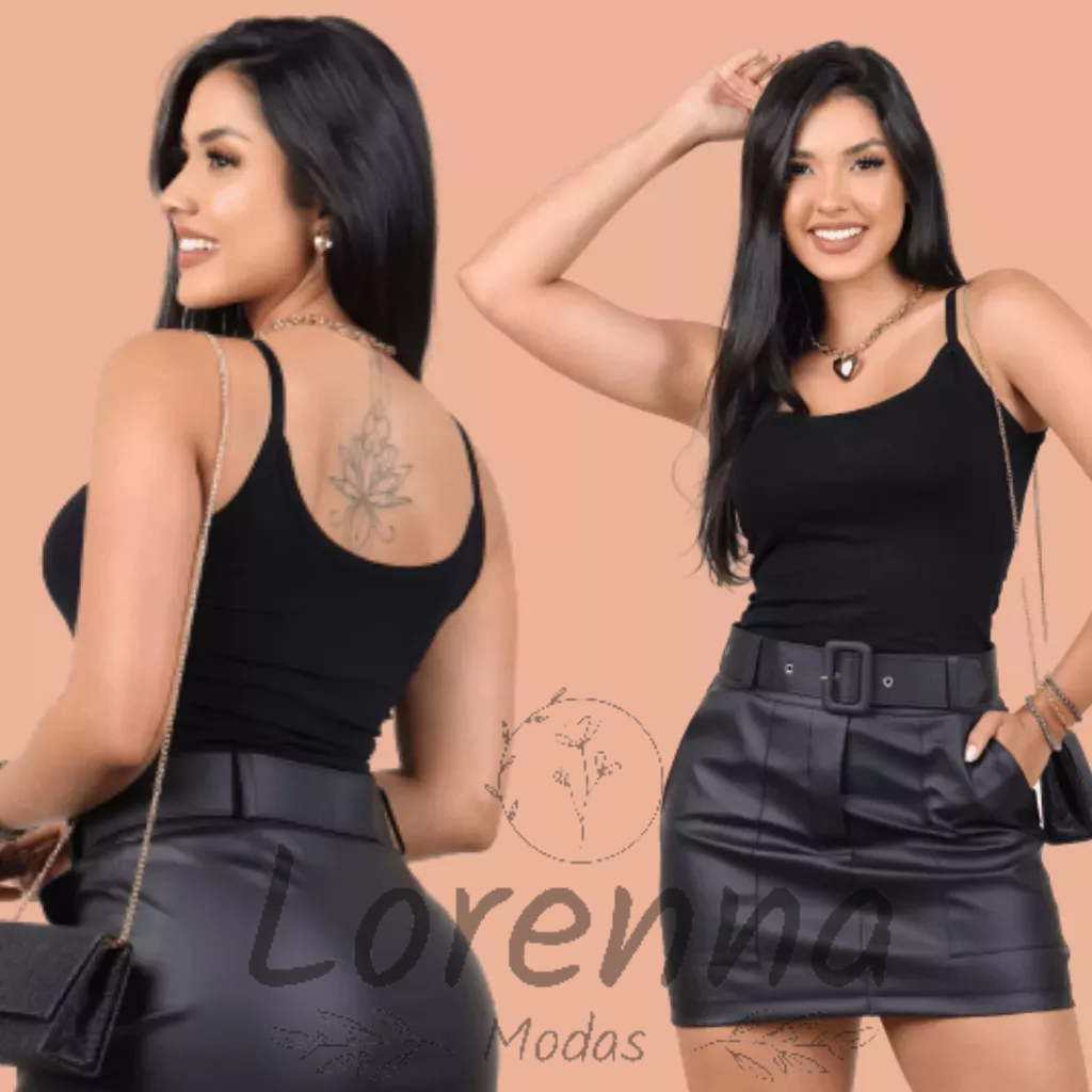 BLUSA DE ALCINHA BABY LOOK BÁSICA