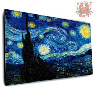 Quadro Van Gogh noite estrelada. impressão em tela acetinada
