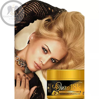 ORIGINALº Máscara Regeneração Capilar com Ouro 18K 450g Madallon Profissional com Nano Partículas de Ouro - Nutrição, Hidratação, Emoliência e Maciez - A Melhor Máscara Capilar