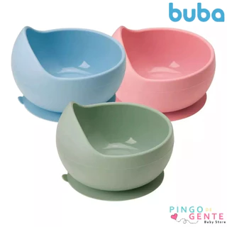 Prato Bowl Silicone Ventosa Introdução Alimentar Bebê Buba