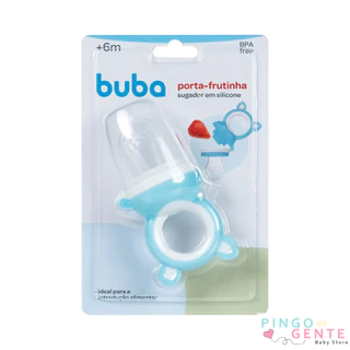 Porta Frutas Sugador Para Introdução Alimentar Menino Buba