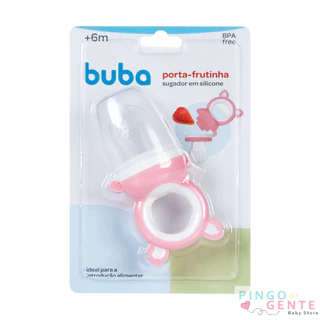 Porta Frutas Sugador Para Introdução Alimentar Menina Buba
