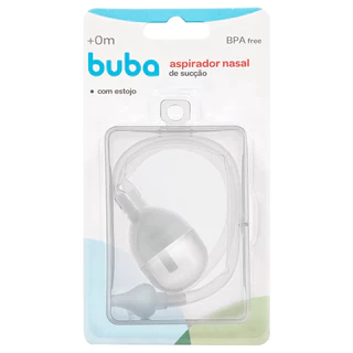 Aspirador Nasal De Sucção Com Estojo Sugador Nariz Bebê Buba