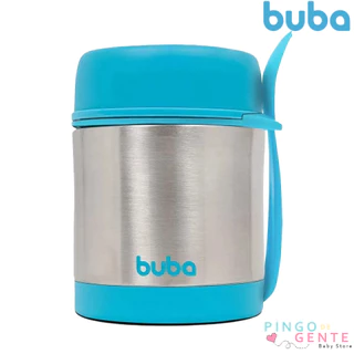 Pote Térmico Buba Inox Parede Dupla Infantil Bebê Menino