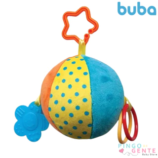 Bola Plush Buba Brinquedo Atividades Bebe Chocalho Mordedor