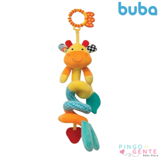 Móbile Girafinha Mola Espiral Berço Carrinho Happy Zoo Buba