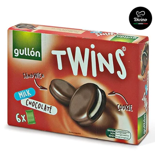Biscoito Twins Recheado com Cobertura Chocolate 252g Gullón - Importado Espanha