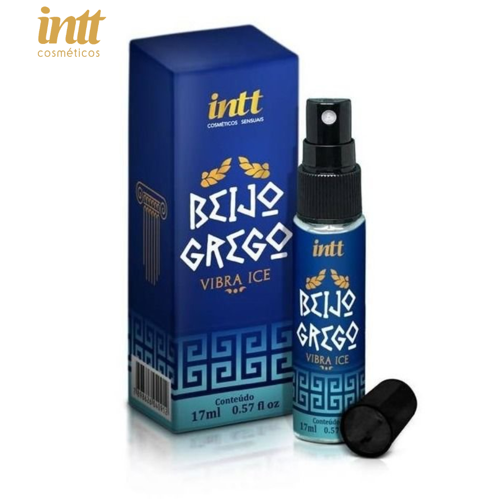 Gel Beijo Grego Vibra Ice Spray Beijável Sexo Anal E Oral Efeito Vibração Intt Cosméticos 