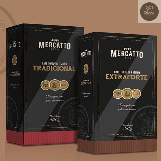 Café Mercatto Extraforte/Tradicional 500g - Escolha o tipo | Shopee Brasil