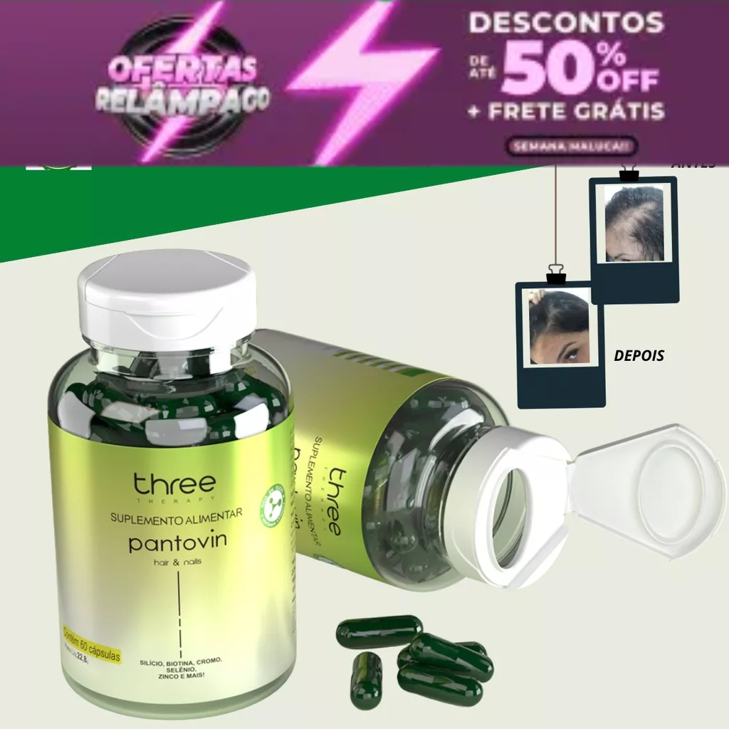 Pantovin Capsulas de Vitamina em Comprimido, suplemento e Tonico ...