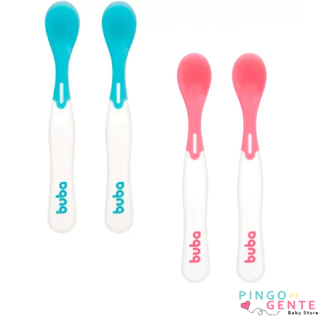 Kit Colher Termossenssível Introdução Alimentar Bebê Buba - 11750