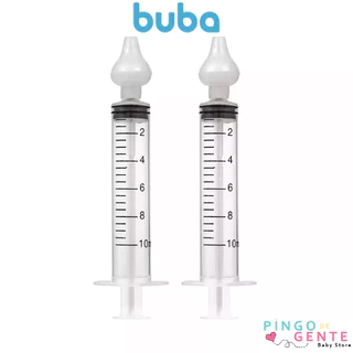 Lavador Nasal Seringa Com Ponta Em Silicone 2 Unidades Buba - 15655