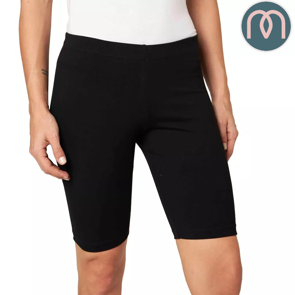Bermuda Feminina De Cotton Algod o B sica Para Ginastica Escola
