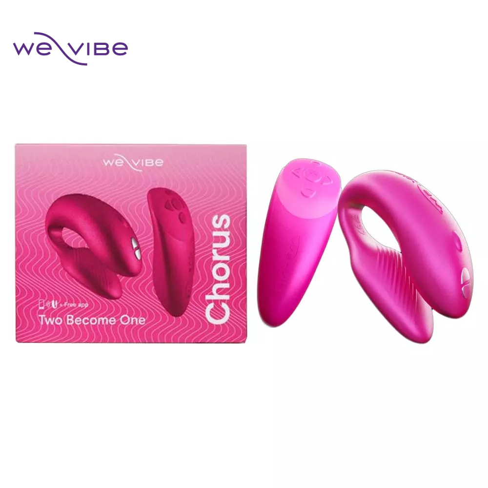 Vibrador para Casal Ajustável Com Controle Por Aplicativo Rosa - We-Vibe  Chorus | Shopee Brasil