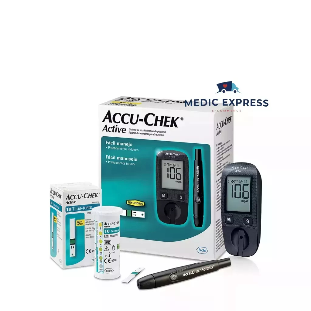 Accu-chek Active Kit Medidor De Glicose (glicosimetro)