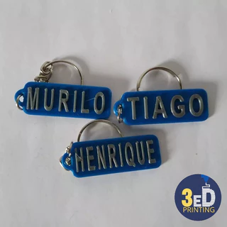 Chaveiro Personalizado Nomes - Tags - Enfeites - Customizações para Presente - Brindes