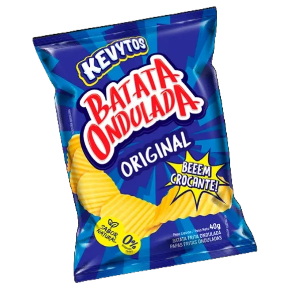 Batata Frita Ondulada Original Elma Chips Ruffles 40g