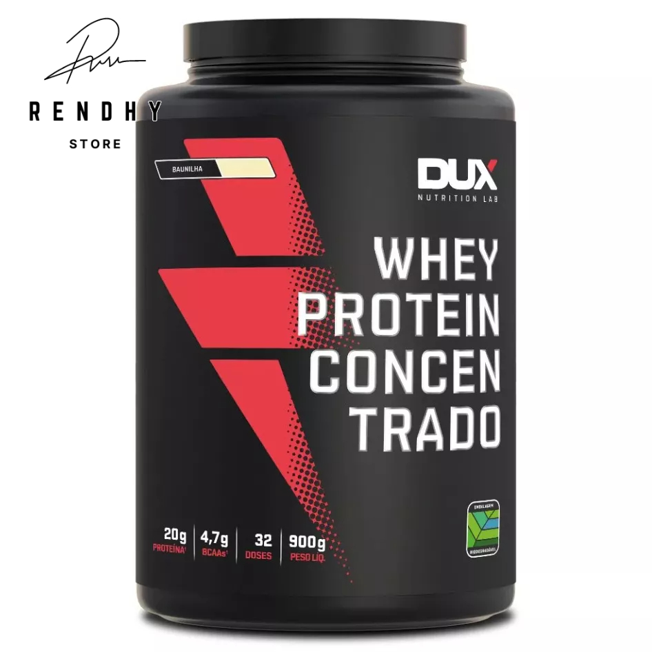 WHEY PROTEIN CONCENTRADO – POTE 900G – DUX