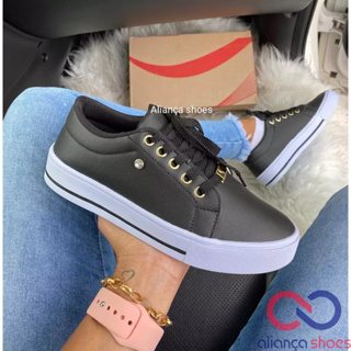 Tênis Casual Feminino Sapatênis Stras Lançamento