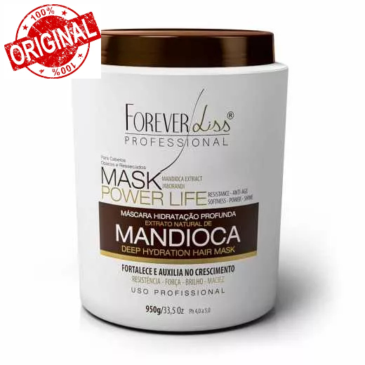 Kit Shampoo e Máscara de Mandioca Power Life - Forever Liss