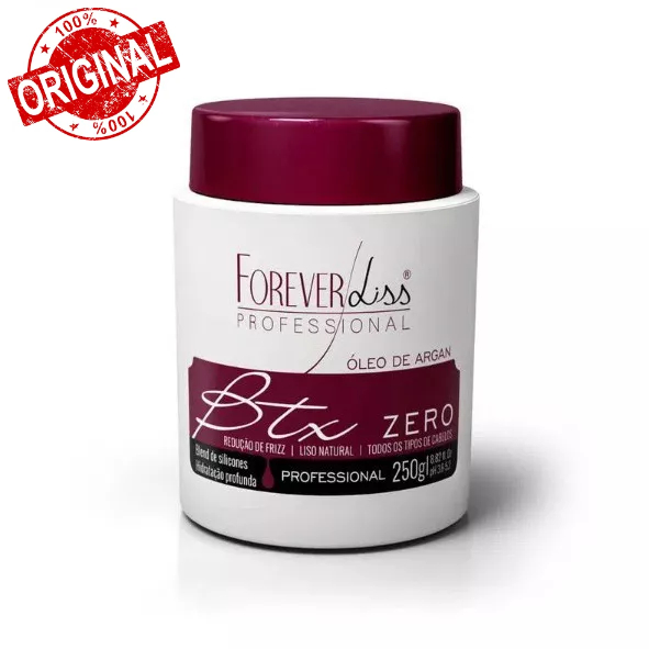 Btox Capilar Argan Oil Forever Liss 250g - Tratamento Realinhamento Capilar Alisamento