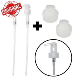 Kit 2 Válvulas Pump + 2 Adaptador Shampoo e/ou Condicionador 5000ml Galão