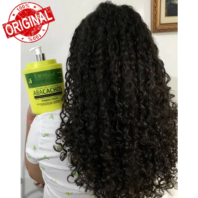 Creme de Pentear para Cachos Abacachos 950g Forever Liss - Cabelos Ondulados Cacheados e Crespos