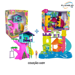 Parque aquático da Judy + Casa na Arvore da Judy com boneca e acessorios Samba Toys