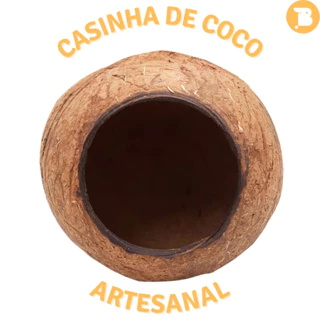 Toca de coco roedores hamster gerbo aves
