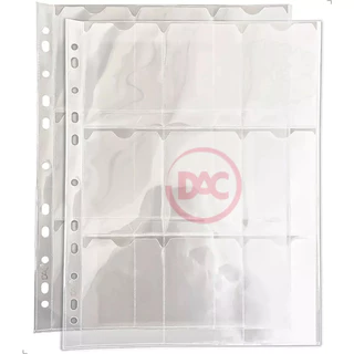 Kit 10 Folhas de Fichário Porta Cards Cartas Pokémon Magic Yugioh Kpop Photocards - DAC
